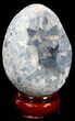 Crystal Filled Celestine (Celestite) Egg - Madagascar #41673-1